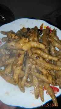 美味的香辣鸡爪