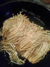 家常菜蚝油金针菇做法图解4)
