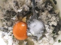美味的豆渣饼做法图解4)