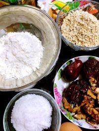 美味的红枣燕麦核桃酥做法图解1)