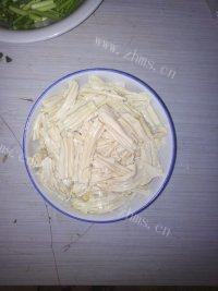 家常菜青椒腐竹做法图解4)