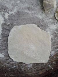 自己做的煎肉饼做法图解5)