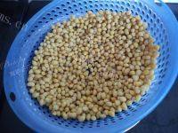下酒菜炒黄豆做法图解3)
