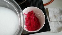 凉拌火龙果皮做法图解4)