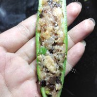 好吃的香菇木耳酿秋葵的做法图解十一