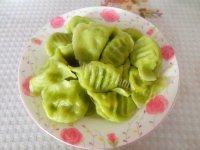 自己做的韭菜虾仁饺子