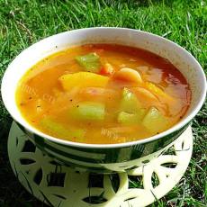南瓜泡菜汤