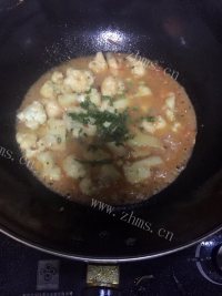 下饭西红柿烩花菜做法图解7)