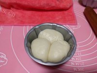 甜甜的奶酥蜜豆包做法图解11)