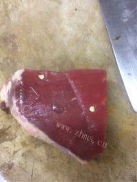 家常菜牛肉嫩姜做法图解2)