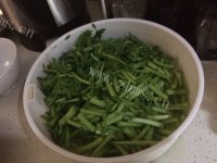 家常菜清炒皇帝菜做法图解1)