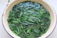 家常菜菠菜塔做法图解4)