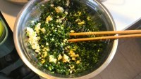 美味的韭菜鸡蛋饺子做法图解7)