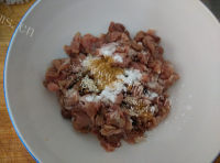 独特的泡菜苕粉肉丝做法图解7)
