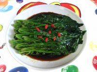 家常菜白灼菠菜