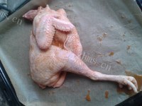 美味孜然烤半边鸡做法图解5)