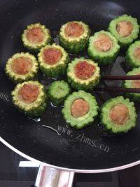 家常菜酿苦瓜做法图解6)