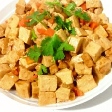 特色美食肉末豆腐