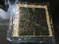 自制紫薯寿司做法图解5)