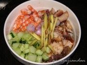 香喷喷的海鲜炒饭做法图解1)