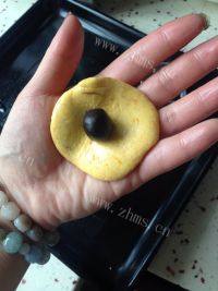 自己做的豆沙馅南瓜饼做法图解5)