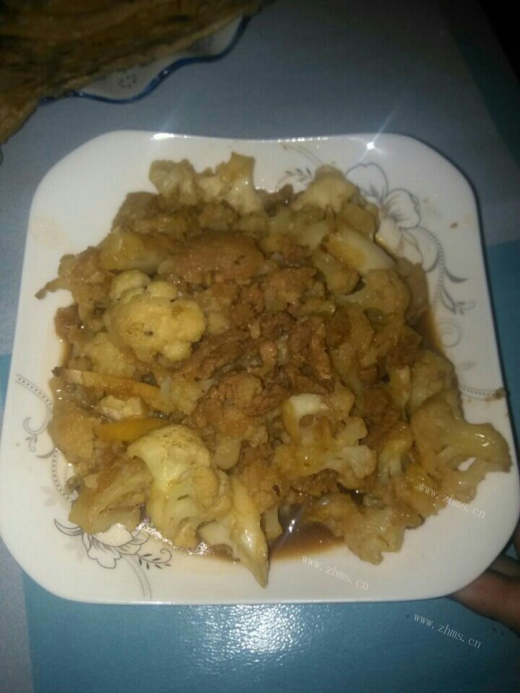 垂涎欲滴的花菜炒肉
