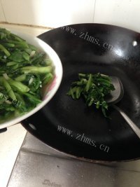 家常菜蒜香油麦菜做法图解8)