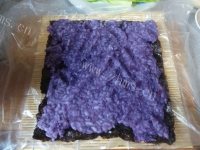 美味的紫薯寿司做法图解9)