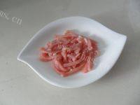 家常菜莴苣炒肉丝做法图解3)