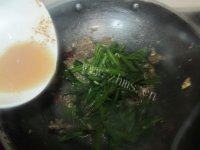 美味的眉豆炒虾酱做法图解15)