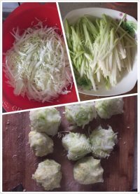 自制猪肉萝卜白菜饺子做法图解2)
