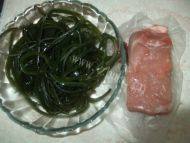 很有食欲的海带炒肉丝做法图解1)