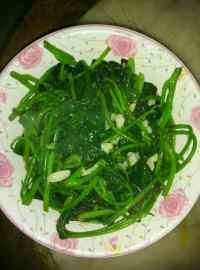 家常菜蒜蓉红薯叶