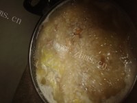 美味的白菜粥做法图解5)