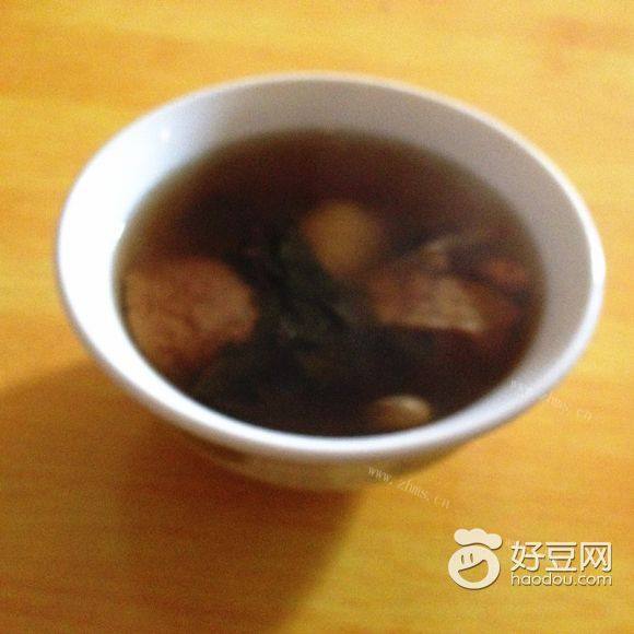猪肺菜干汤