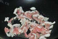超级简单的蒜薹炒肉做法图解2)