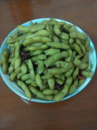 下酒菜盐水毛豆