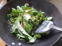 家常菜清炒空心菜