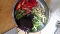 好吃的姜葱炒蟹做法图解3)