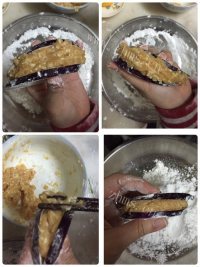 新鲜的百香果汁烩茄盒做法图解4)