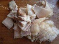 记忆中的蒜苔回锅肉的做法图解二