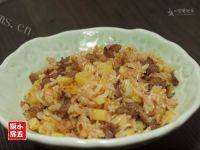 自己做的咖喱牛肉炒饭