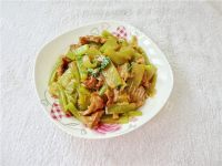 家常菜莴笋炒肉