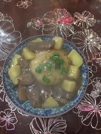 美味饿土豆牛肉盖浇饭做法图解3)