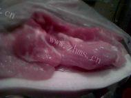 「美味可口」菜花炒肉做法图解2)