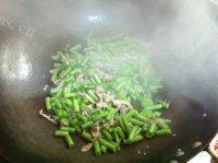 家常菜长豆角炒肉丝