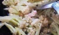 家常菜猪肉炒菜花