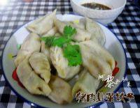 美味的猪肉韭菜饺子
