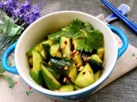 好吃的香辣豆豉小黄瓜做法图解6)