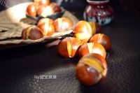 简单的糖烤板栗